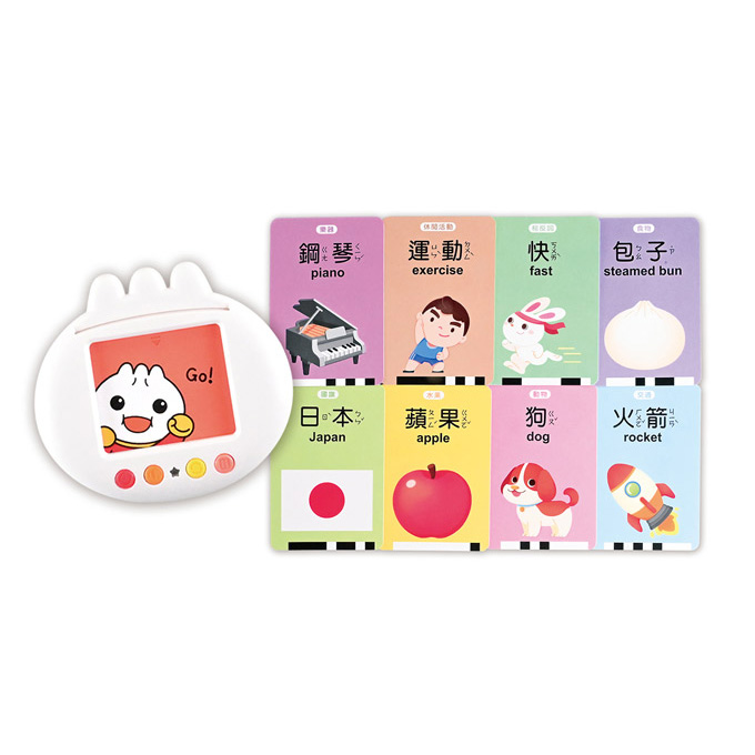 幼兒智慧讀卡機(400個雙語單字+138個音效)-FOOD超人